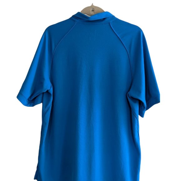 Nike Dry Fit Polo Shirt Blue Large - Picture 3 of 6